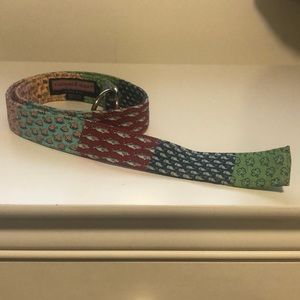 Woman’s Vineyard Vines Patchwork belt size medium.